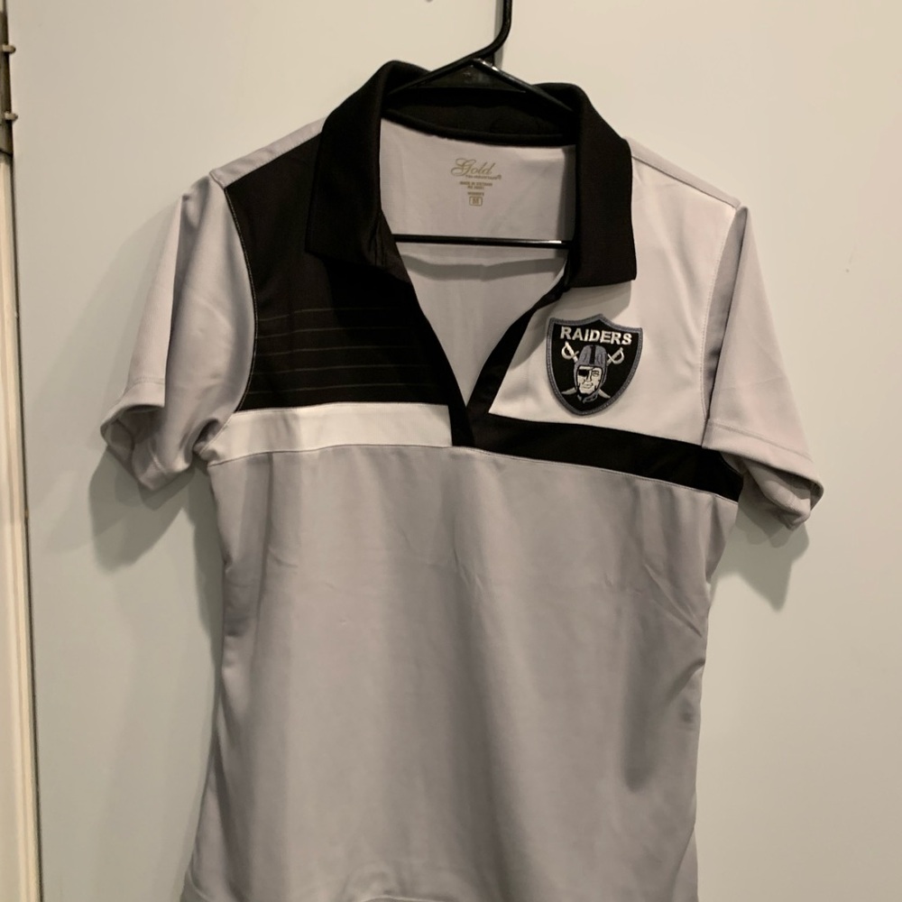Riders by Lee Black and Gray Polo Shirt